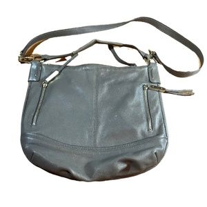 B. Makowsky Leather Hobo Bag Purse